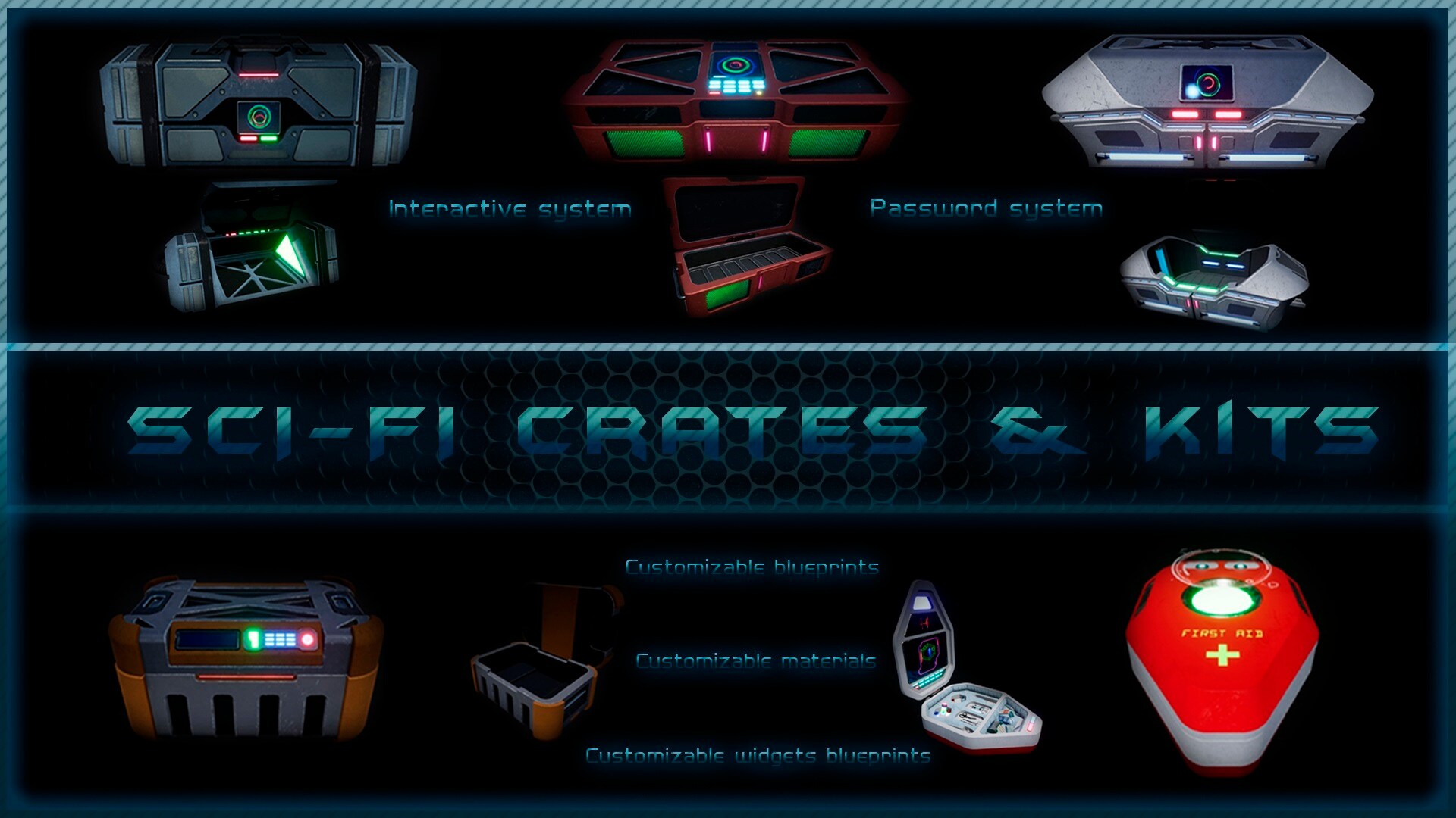 SCI-FI Crates & Kits